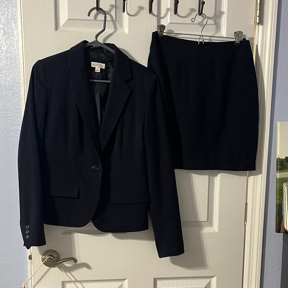 Merona Elegant Navy Suit